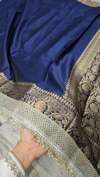 Warm Silk Saree with Lace Work