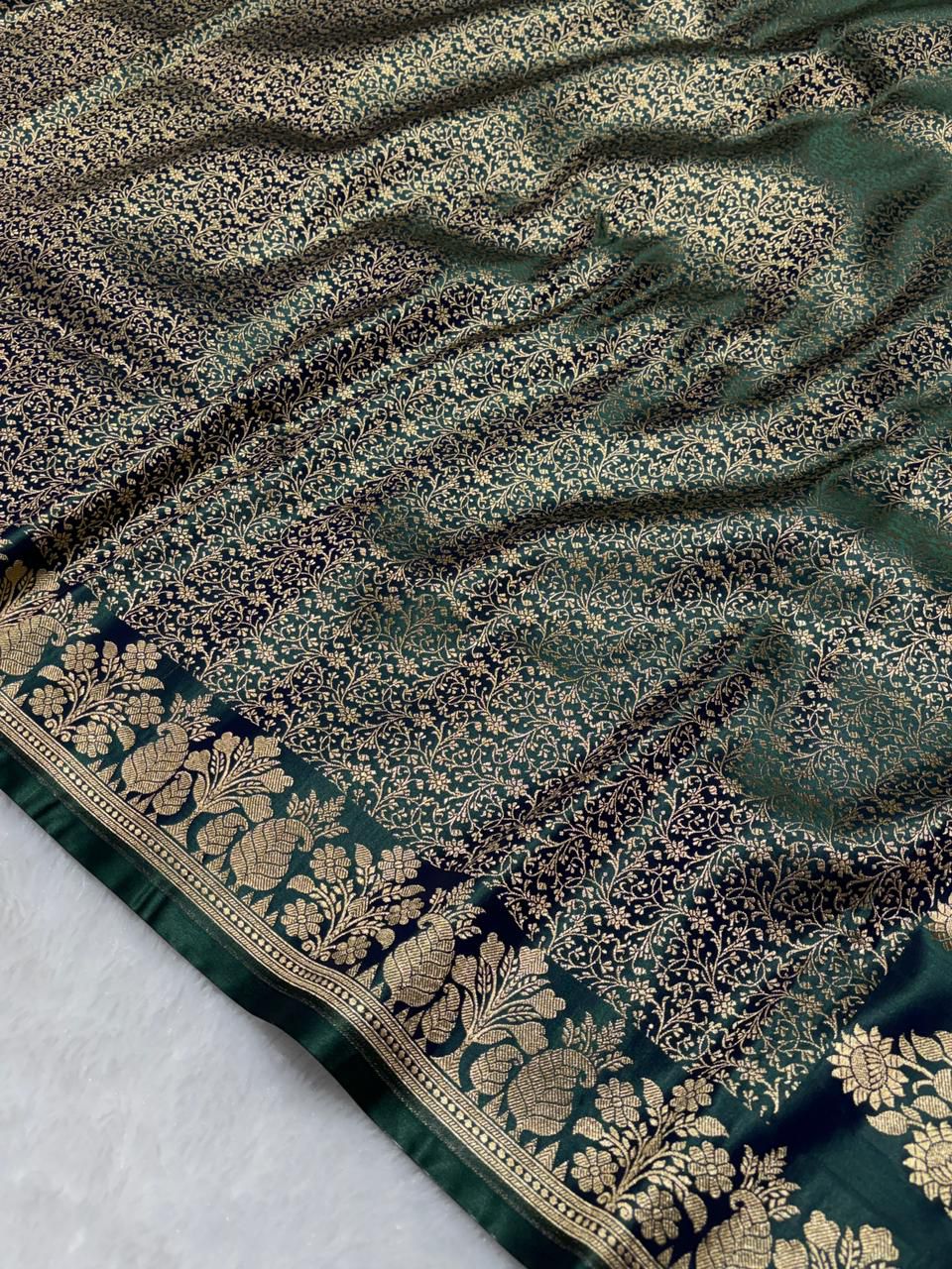 Brocade Mashru Katan Silk Saree