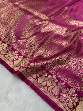 Brocade Mashru Katan Silk Saree
