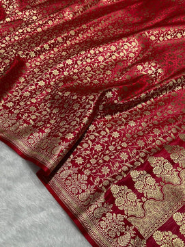 Brocade Mashru Katan Silk Saree