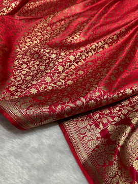 Brocade Mashru Katan Silk Saree