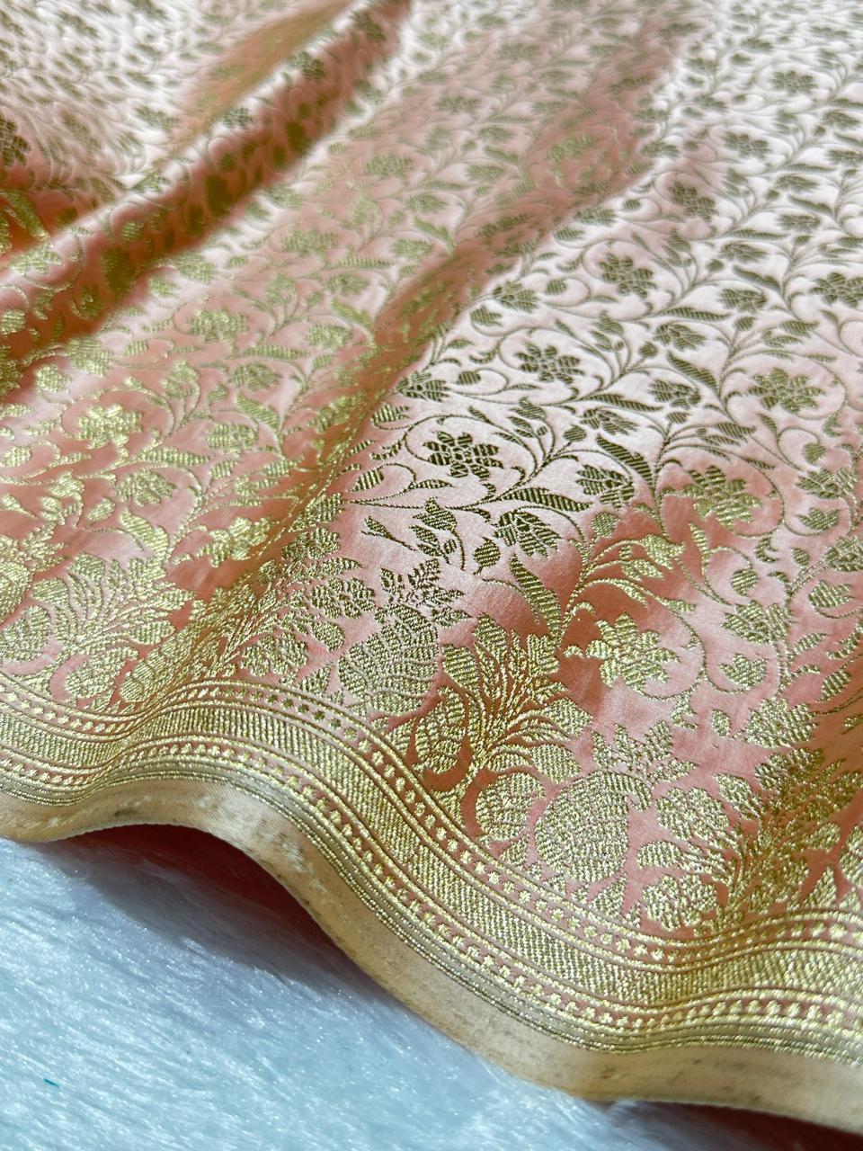 Brocade Mashru Katan Silk Saree