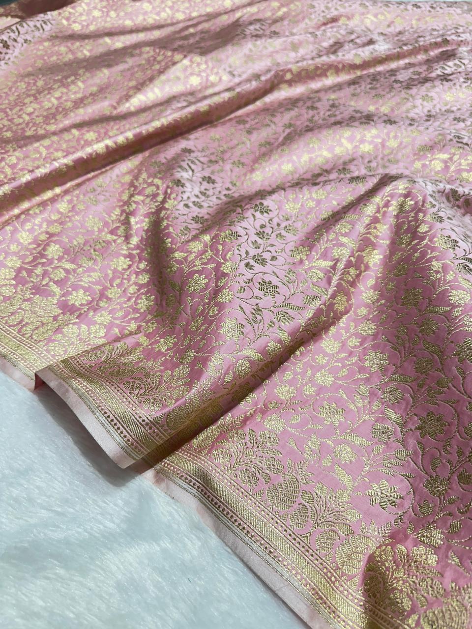 Brocade Mashru Katan Silk Saree
