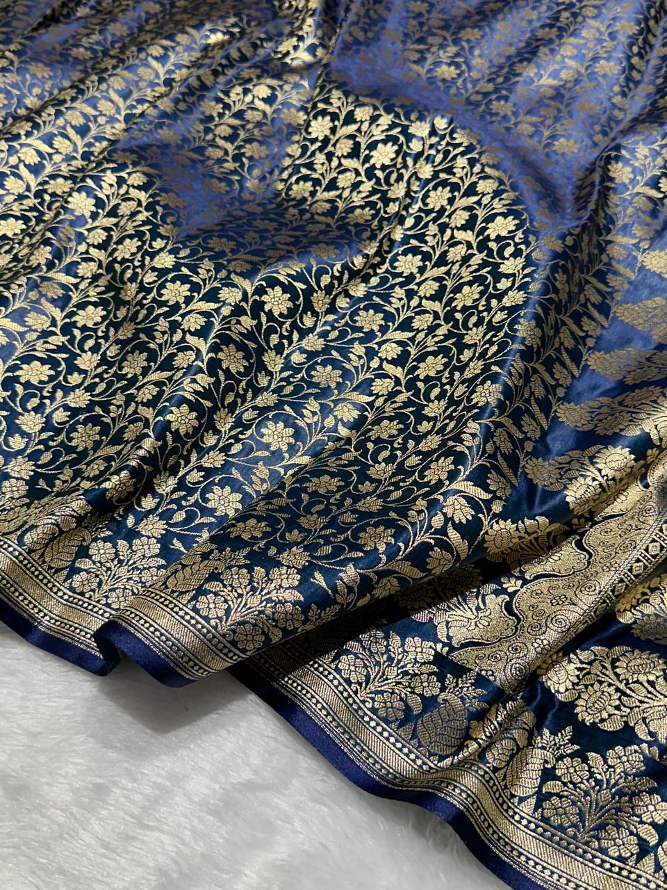 Brocade Mashru Katan Silk Saree