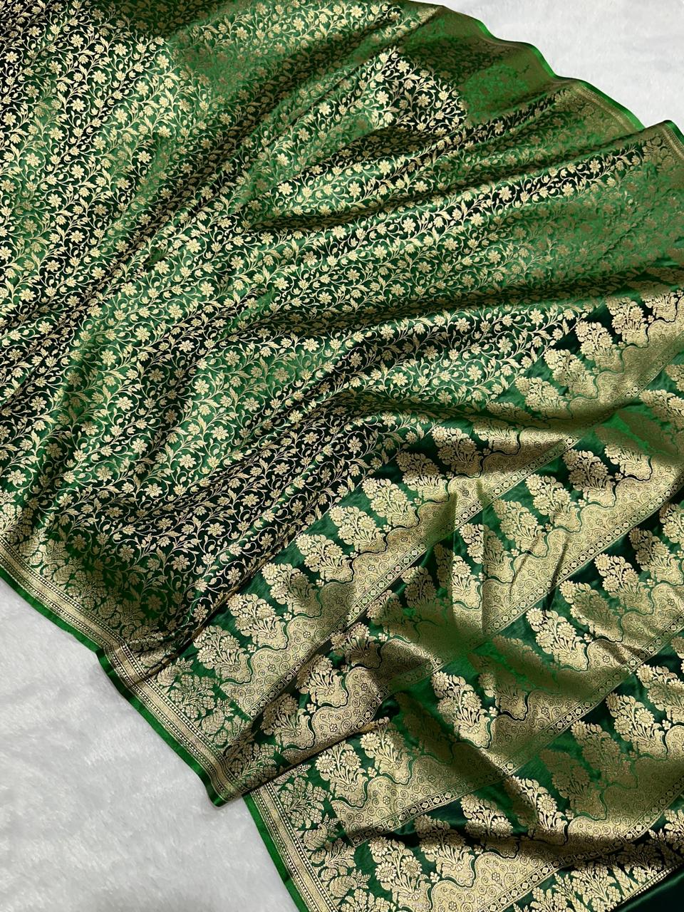 Brocade Mashru Katan Silk Saree