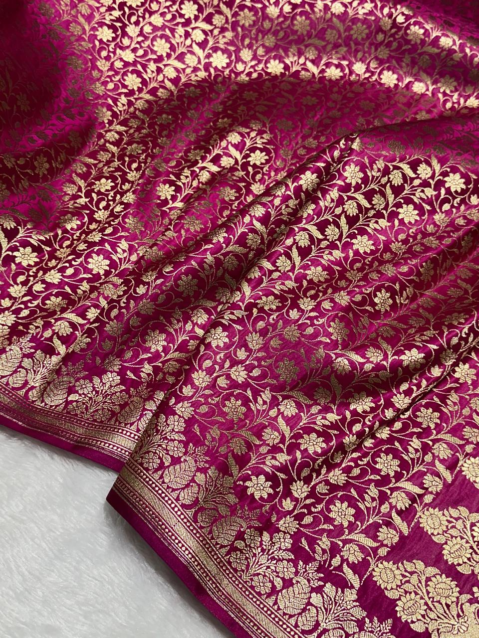Brocade Mashru Katan Silk Saree