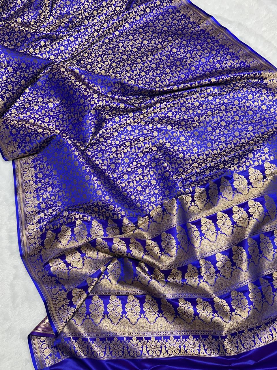 Brocade Mashru Katan Silk Saree