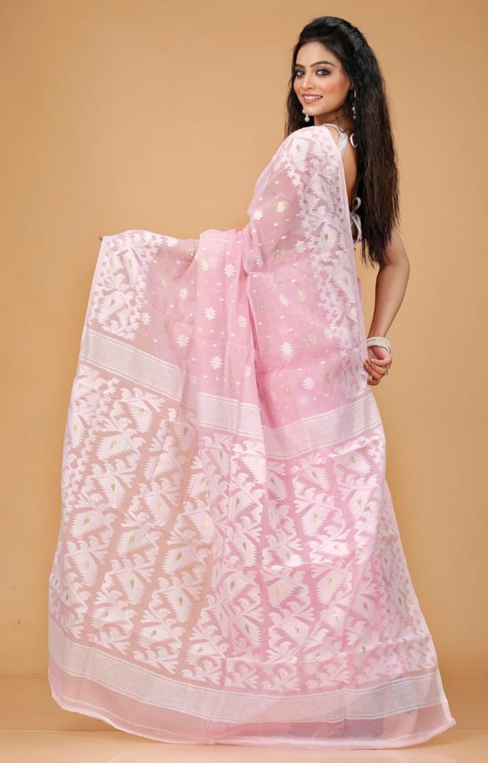 Exclusive Soft Dhakai Jamdani Saree