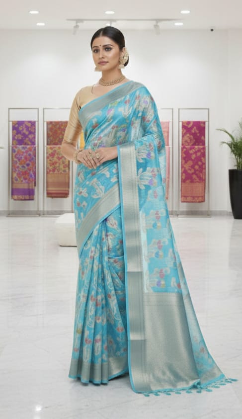 Kora Organza Saree