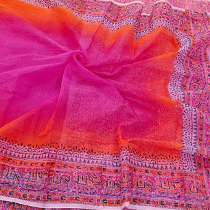 Cotton Kota Hand Block Print Saree
