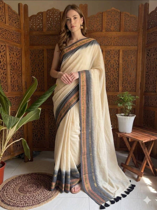 Mulmul Cotton Saree