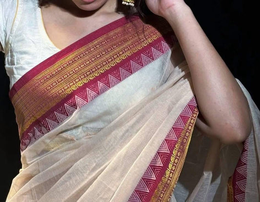 Mulmul Cotton Saree
