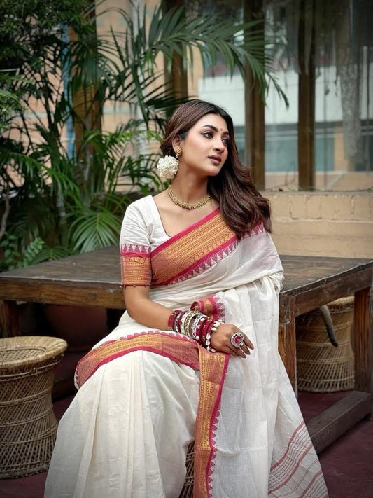 Mulmul Cotton Saree