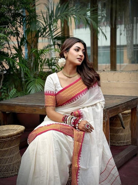Mulmul Cotton Saree