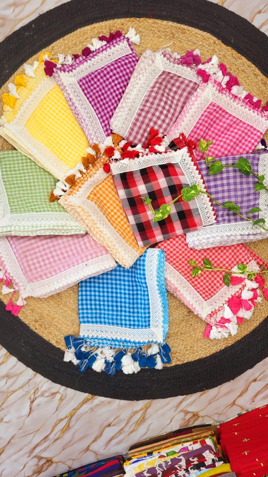 Mulmul Cotton Check Saree