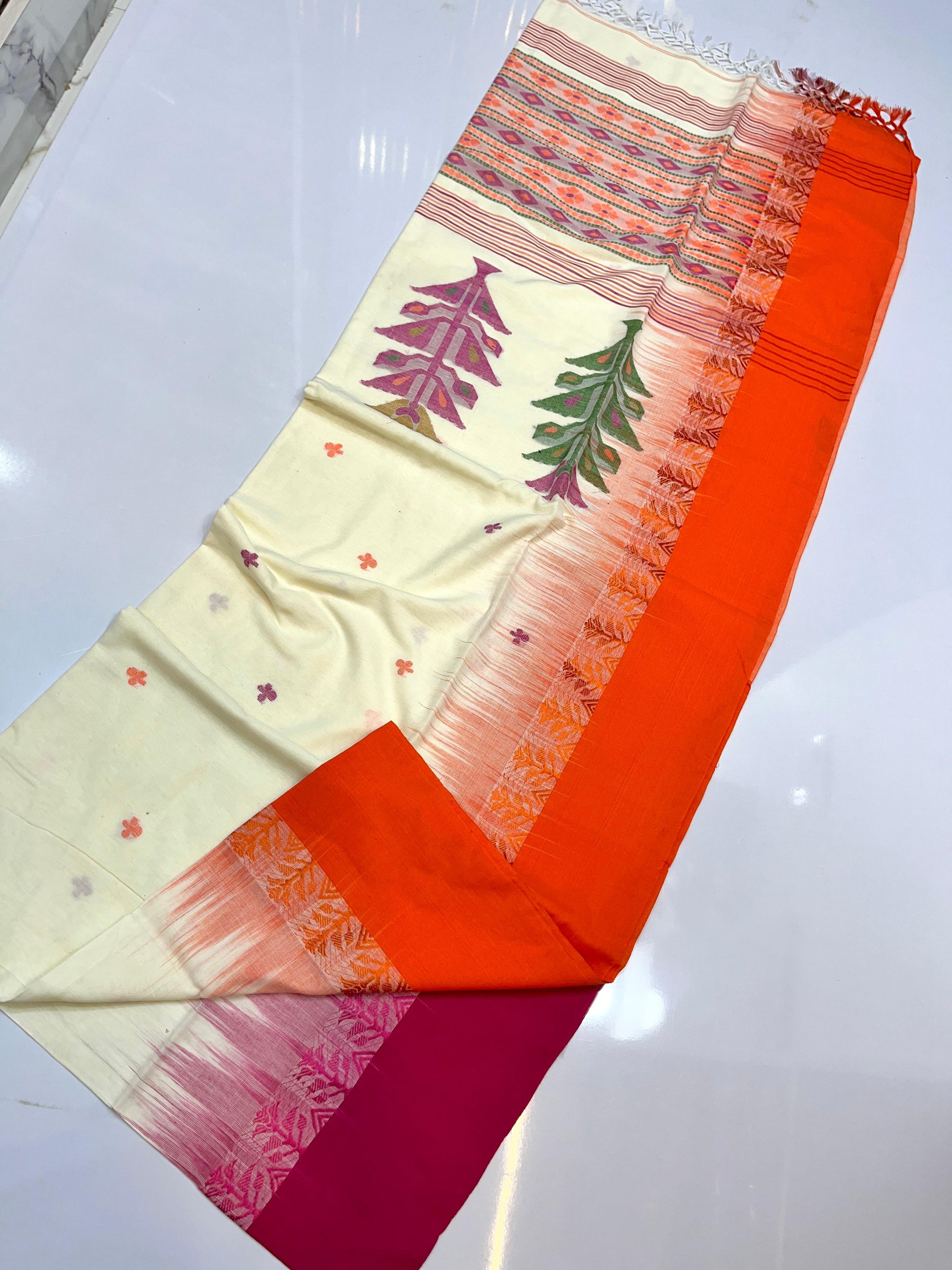 Pure Cotton Handwoven Kotki Saree