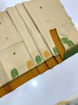 Pure Cotton Handwoven Saree