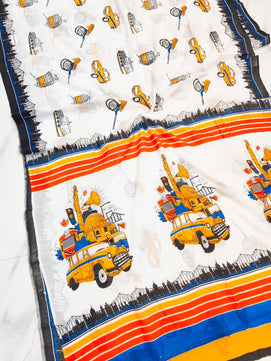 Pure Cotton Hand Block Print Saree