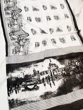 Pure Cotton Hand Block Print Saree