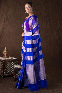 Tissue Crush and Organza Saree