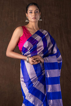 Tissue Crush and Organza Saree