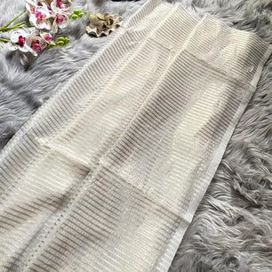 Zari Stripe Bridal Saree