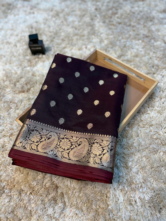 Banarasi Semi Katan Soft Silk Saree