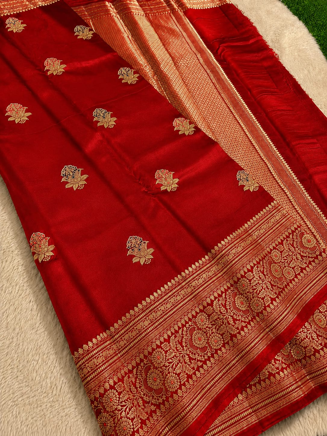 Raw Mango Premium Katan Silk Saree