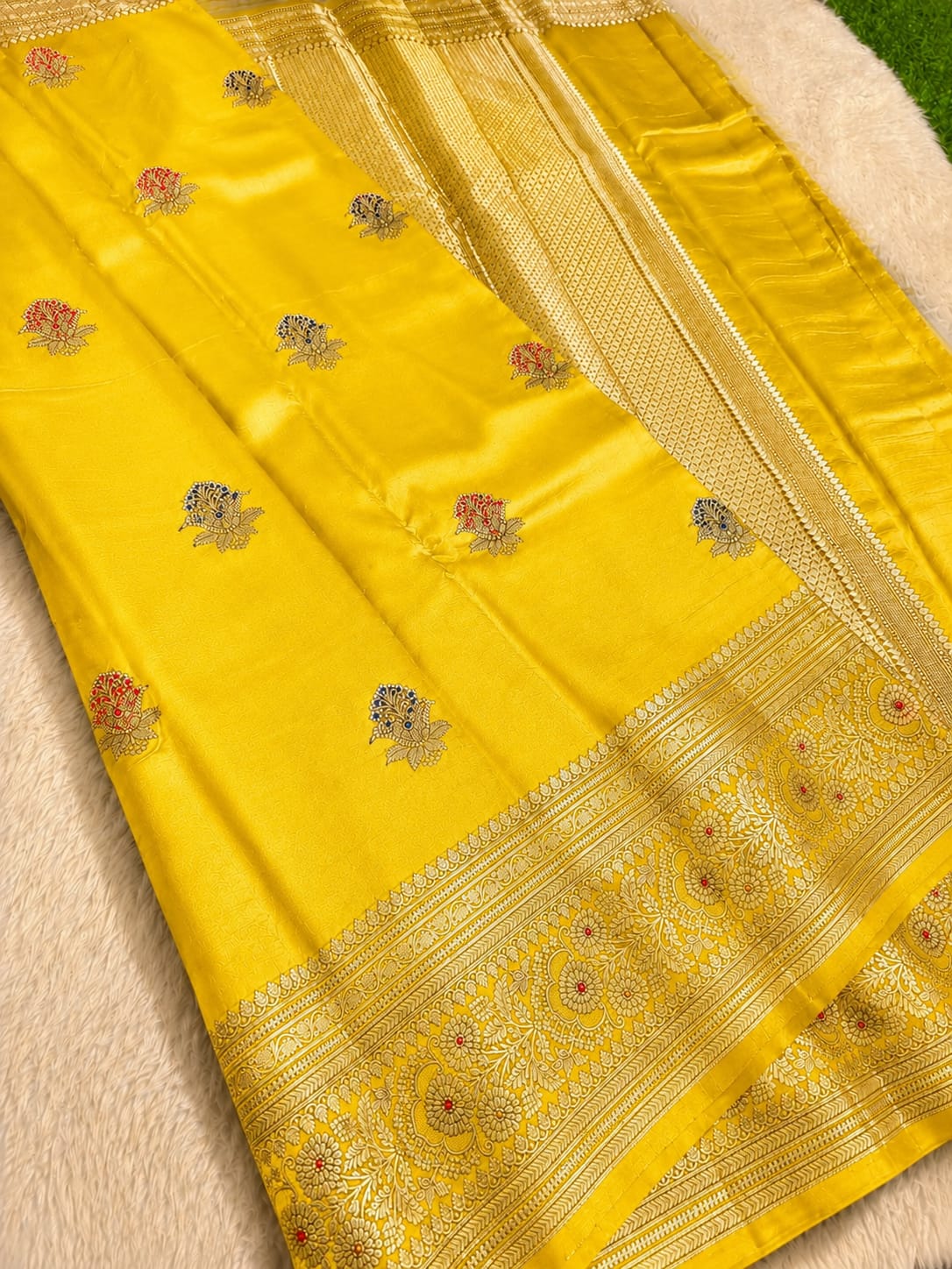 Raw Mango Premium Katan Silk Saree
