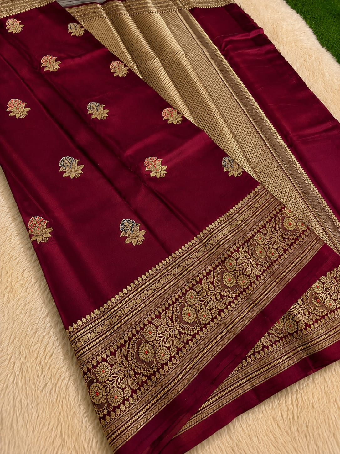 Raw Mango Premium Katan Silk Saree