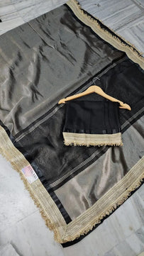 Premium Tissue Lace Work Saree