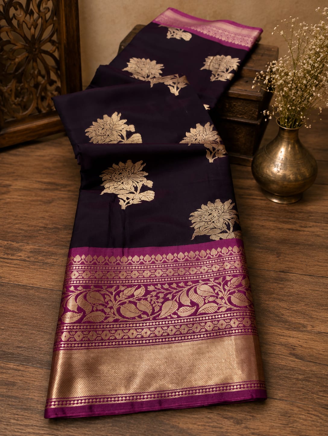 Soft Katan Silk Saree