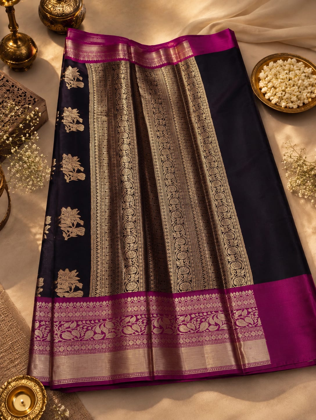 Soft Katan Silk Saree