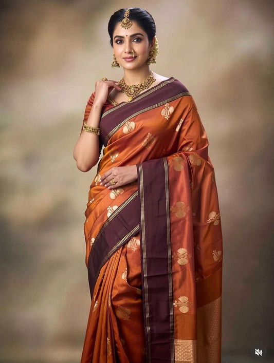 Soft Katan Silk Saree