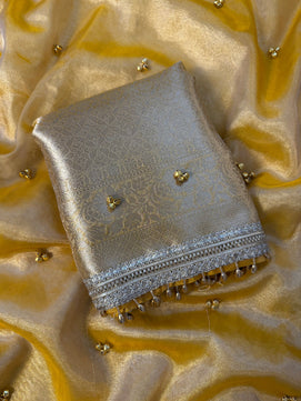 Tissue Ghungru Saree