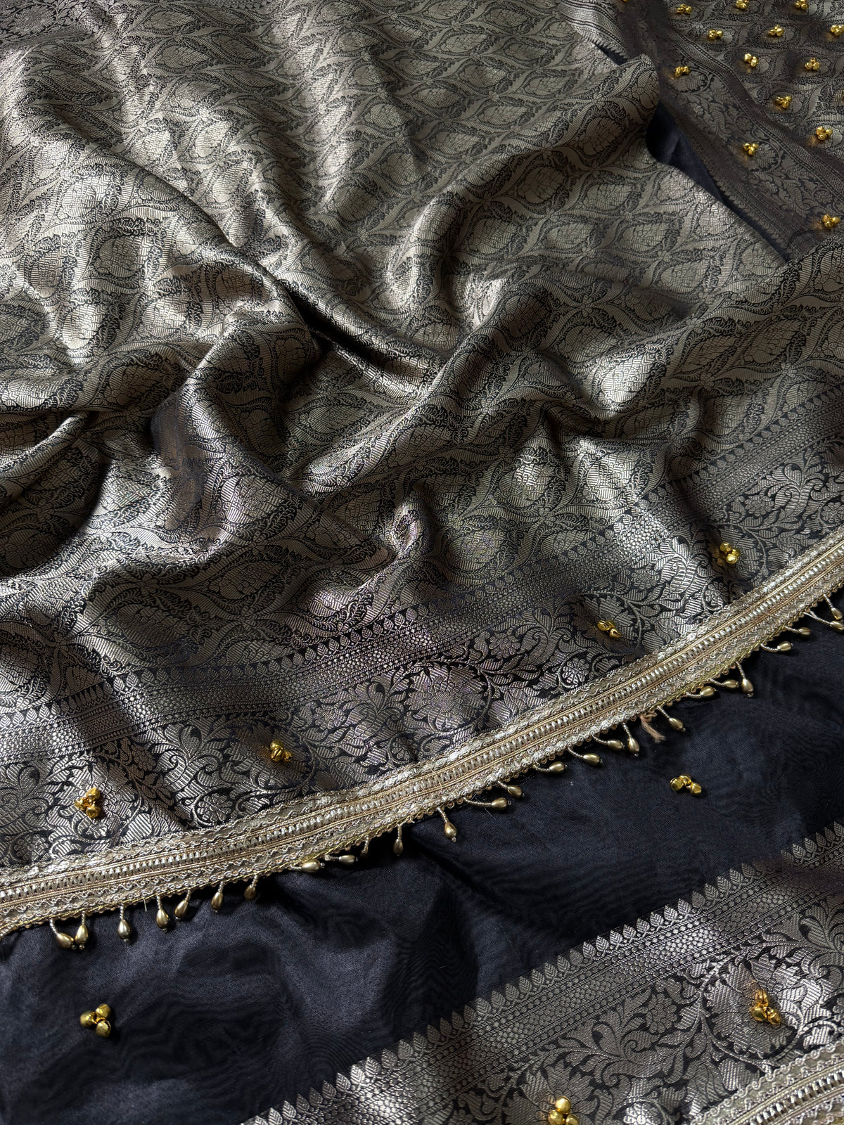Tissue Ghungru Saree