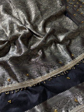 Tissue Ghungru Saree