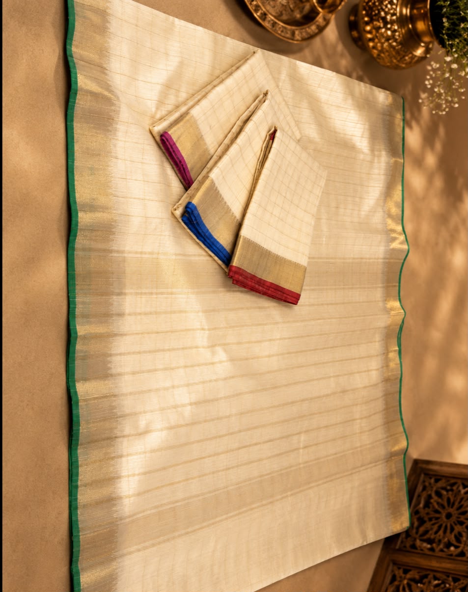 Mangalagiri Cotton Silk Saree