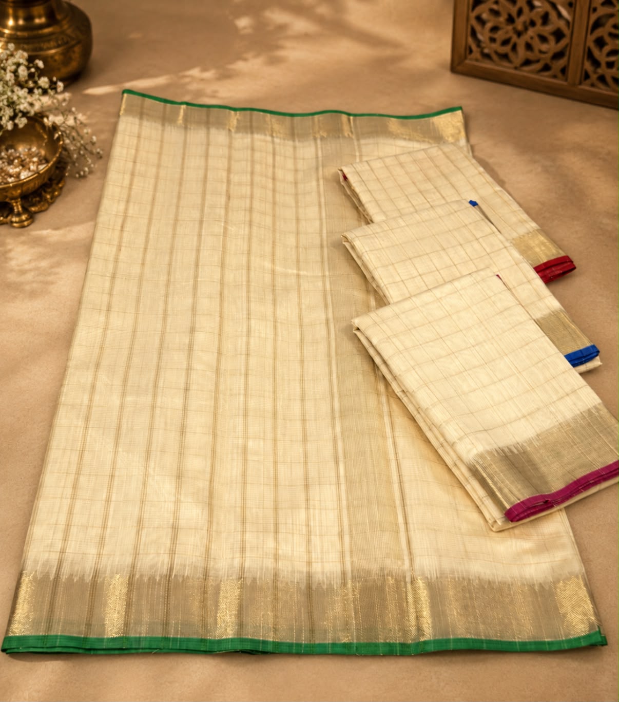 Mangalagiri Cotton Silk Saree