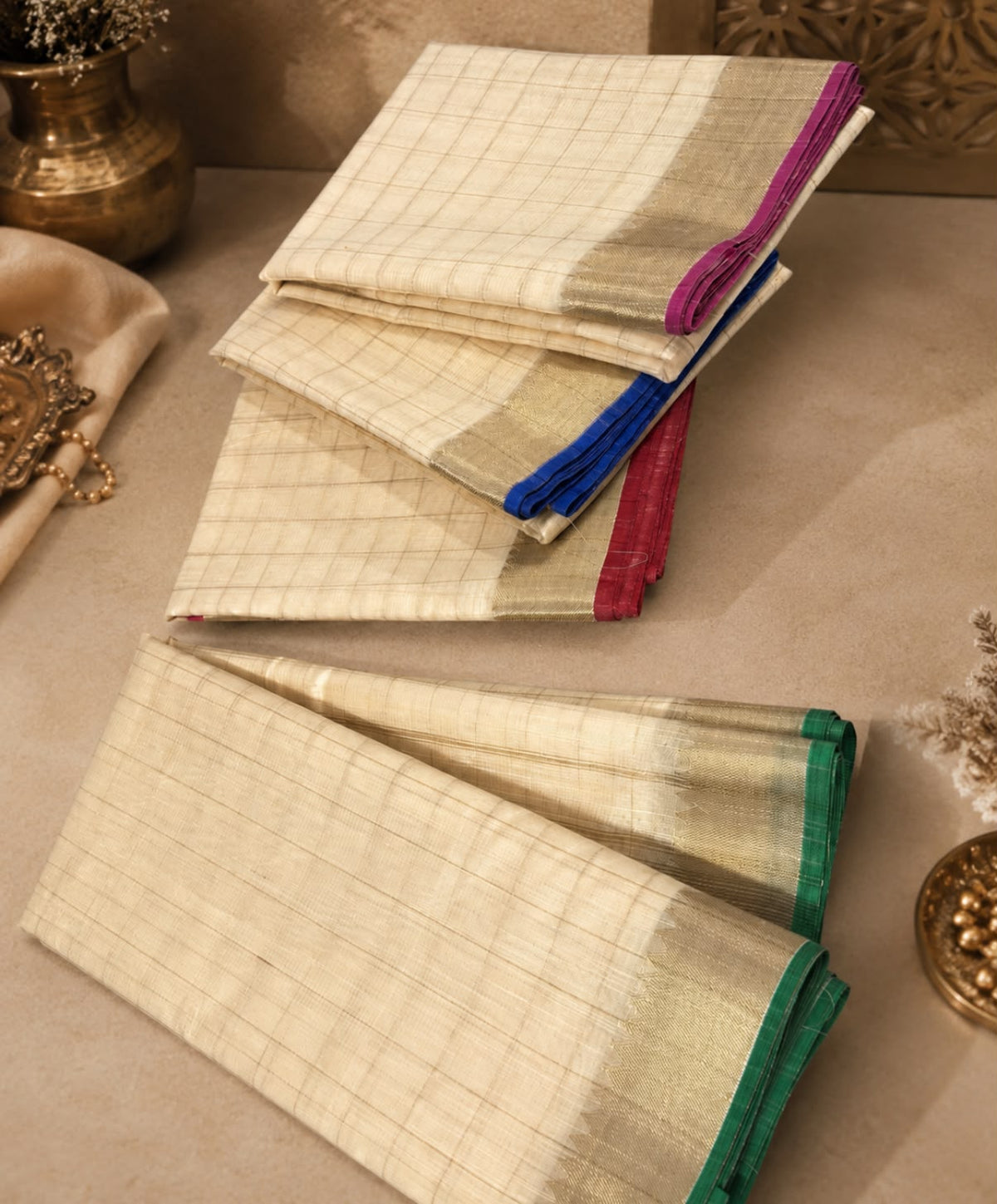 Mangalagiri Cotton Silk Saree