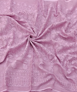 Pure Cotton Kota Saree with Embroidery Work