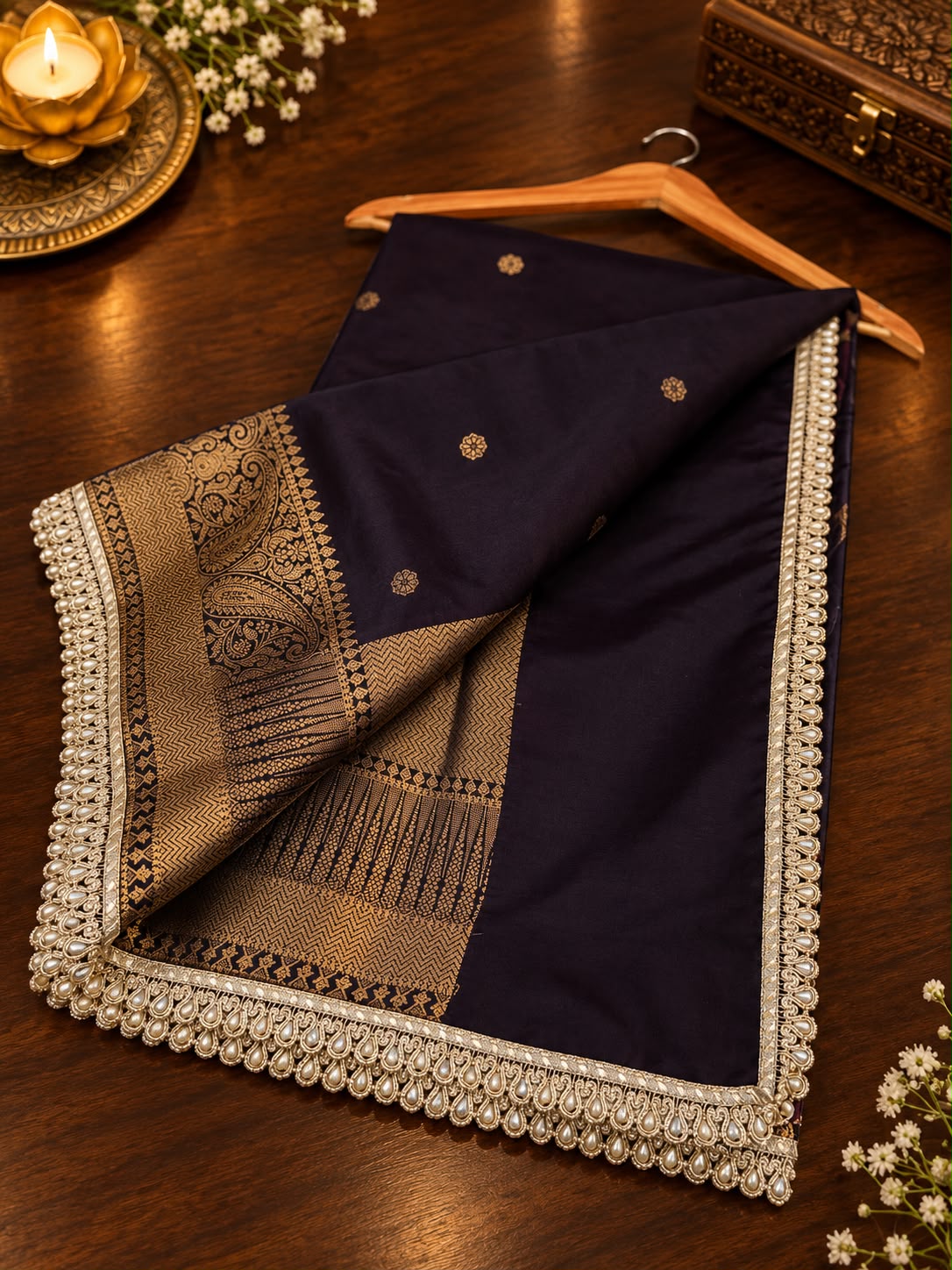 Exclusive Banarasi Soft Silk Zari Weaving Saree