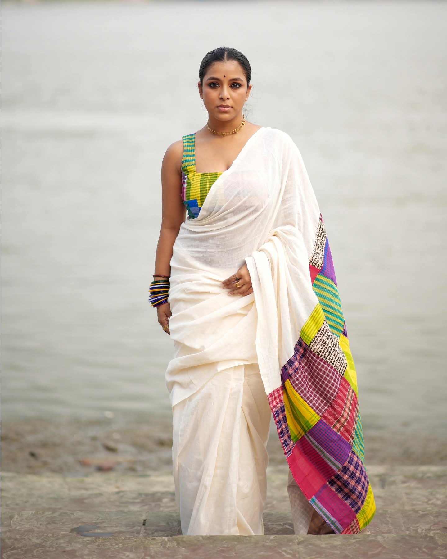 Mulmul Cotton Saree- Mixmatch Box Design