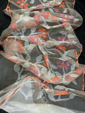 Rasome Muslin Jamdani Saree