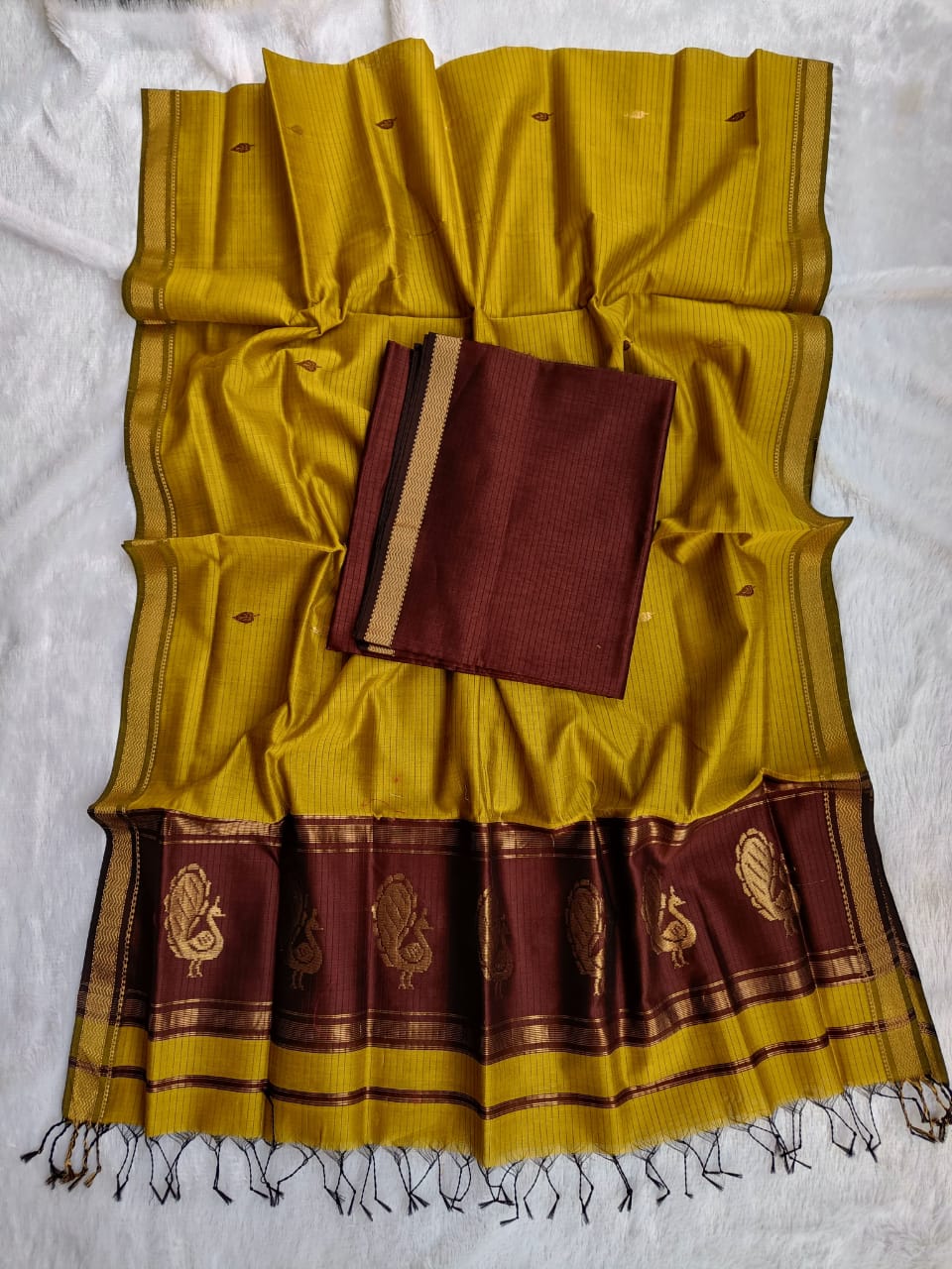 Maheshwari Soft Cotton Silk Saree