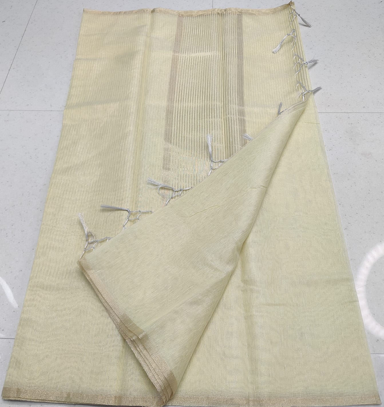 Chanderi Plain Saree