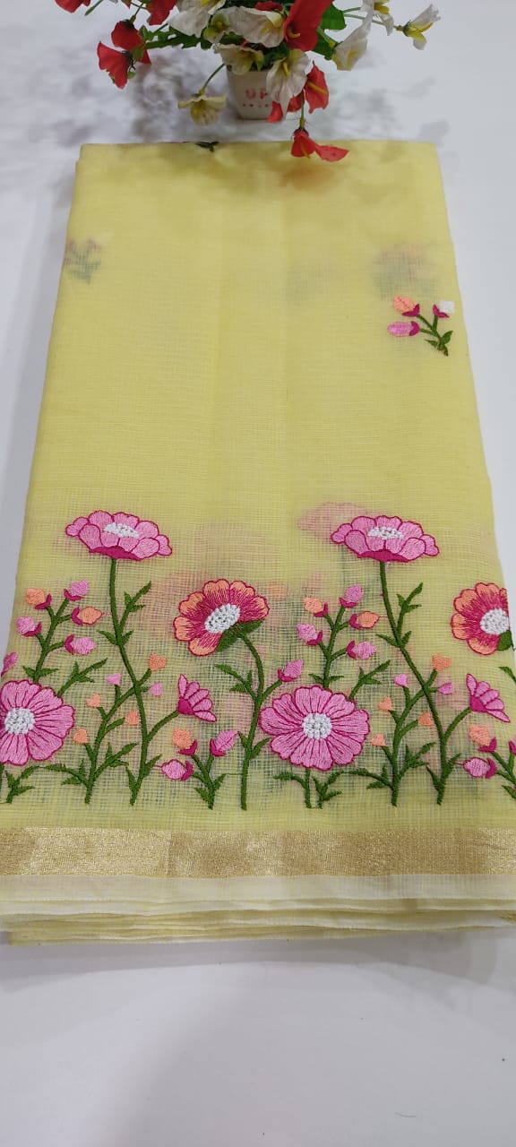 Kota Doria Silk Saree