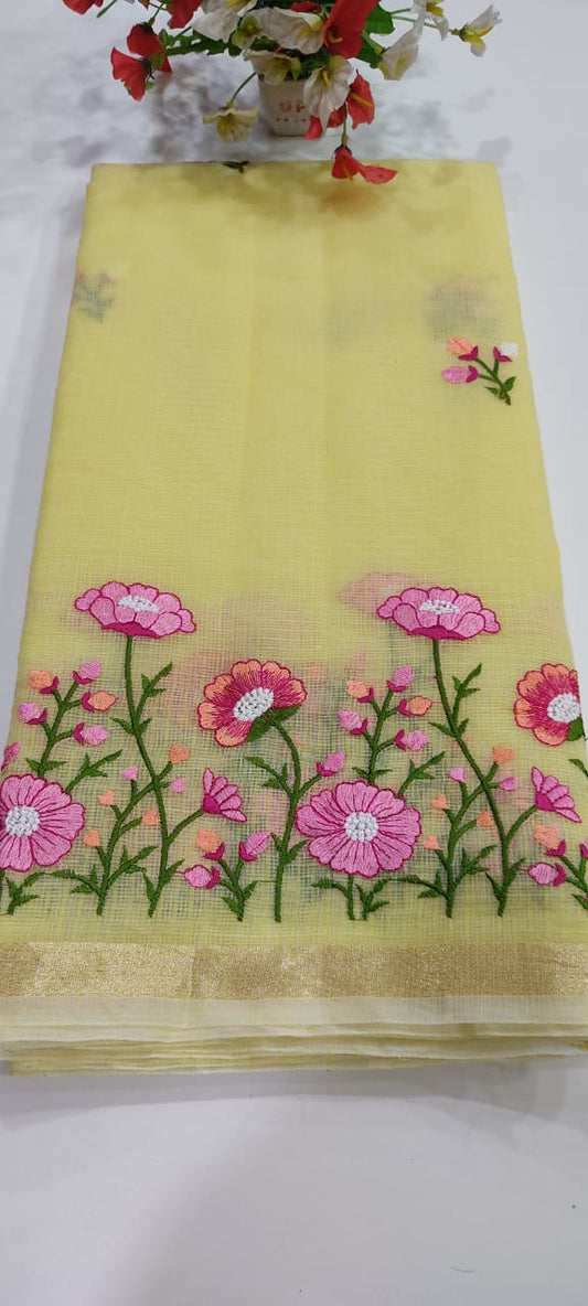 Kota Doria Silk Saree