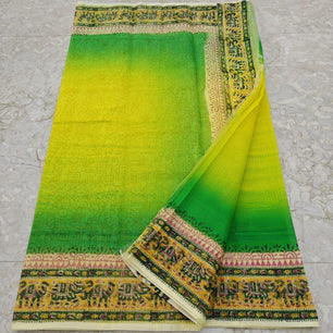 Cotton Kota Hand Block Print Saree