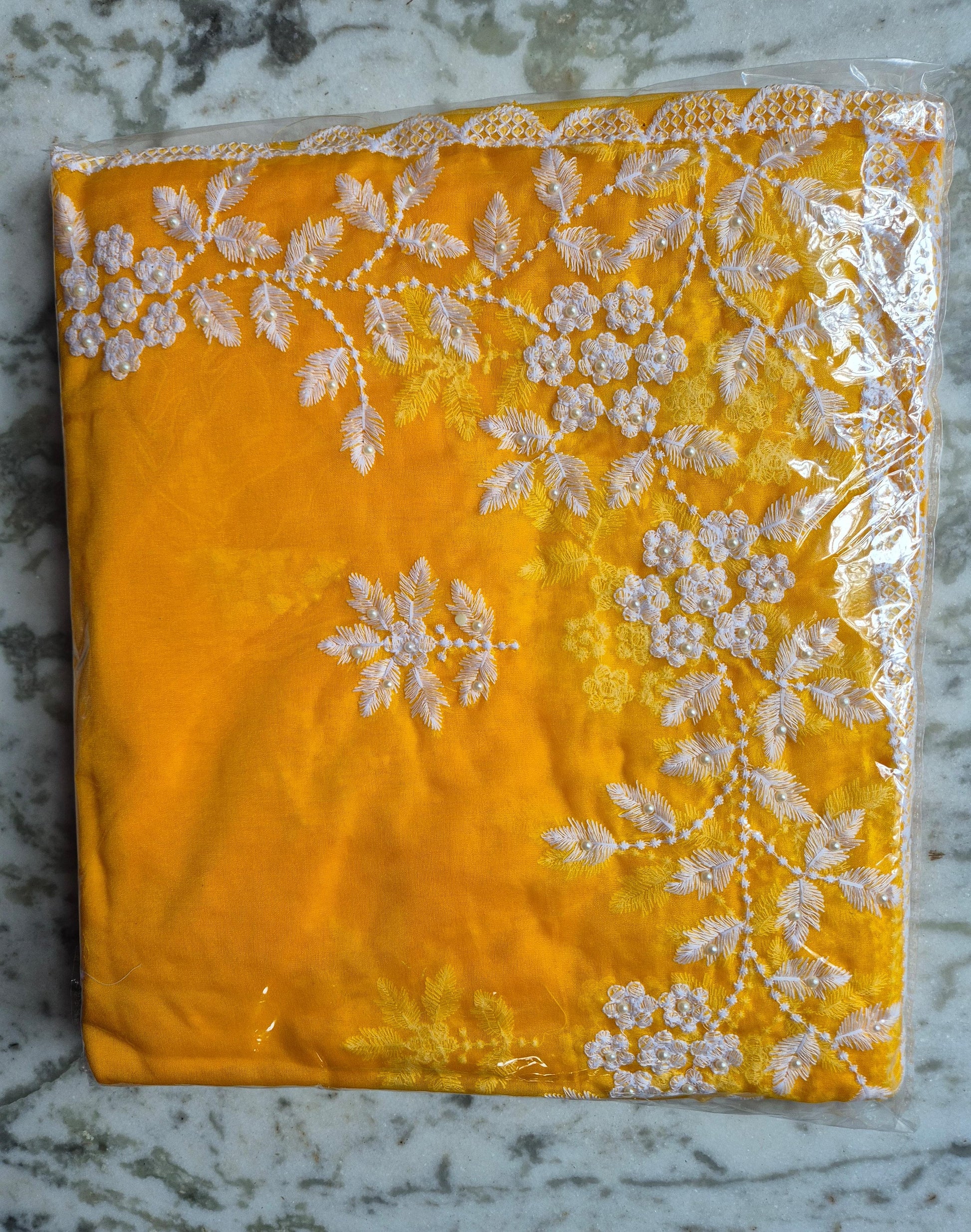 Premium Chiffon Saree with Hakoba Resham Blouse Piece